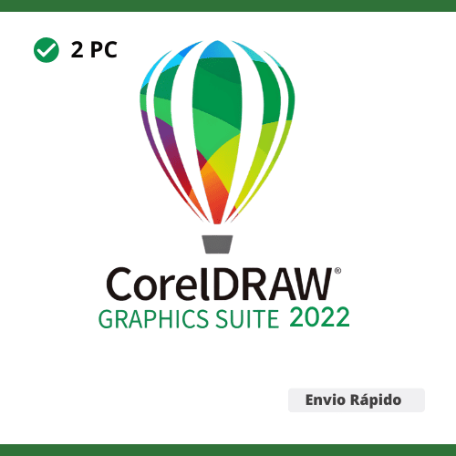 CorelDRAW Graphics Suite 2022 Licença Permanente | 2 PCs
