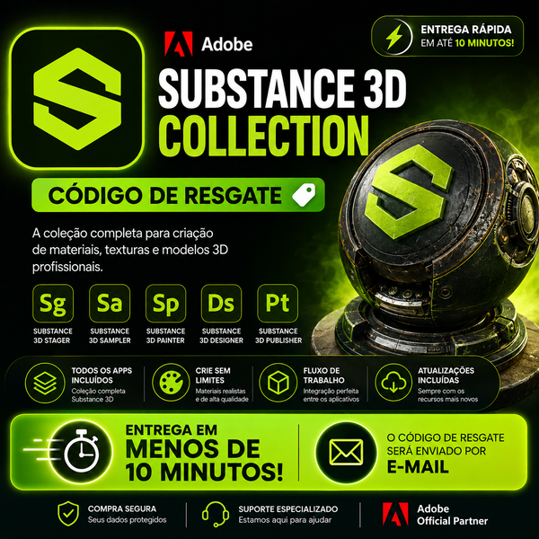 Adobe Substance 3D Collection - Código de Resgate