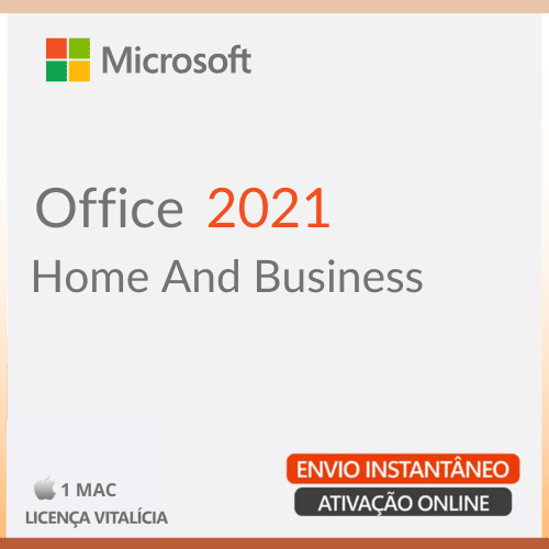 Office 2021 Home and Business licença vitalícia original para Mac — Digital Licenças