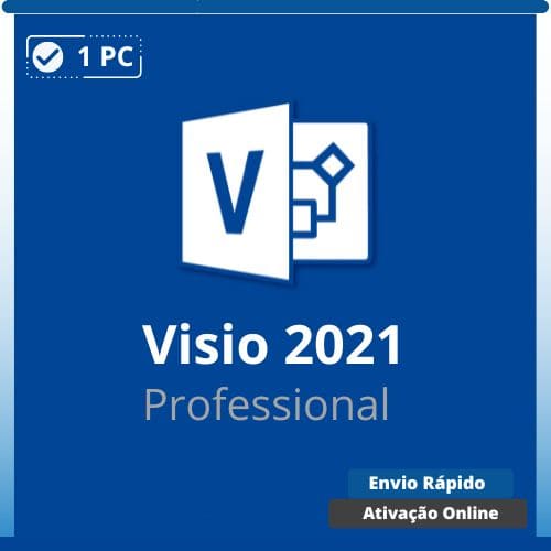 Visio 2021 Pro Licença Original Vitalícia